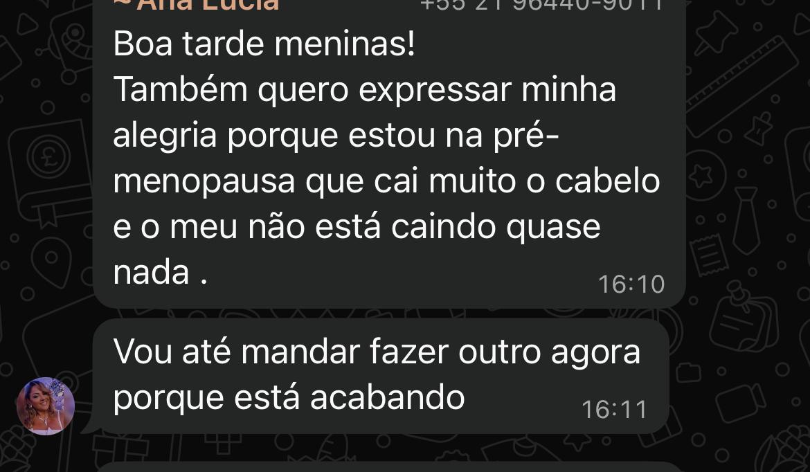 Depoimento de aluna em pré-menopausa sobre a queda